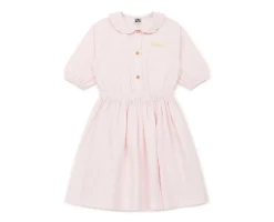 Bonton Jurk met print - roze strepen - Hot