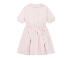 Bonton Jurk met print - roze strepen - Hot