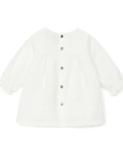 Bonton Jurkje in geweven katoen baby - Creme - Best