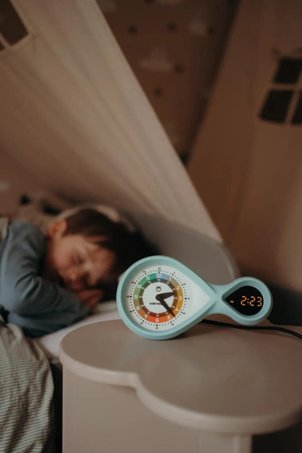Kidywolf Kidyalarm - Educatieve Wekker - Groen - Outlet