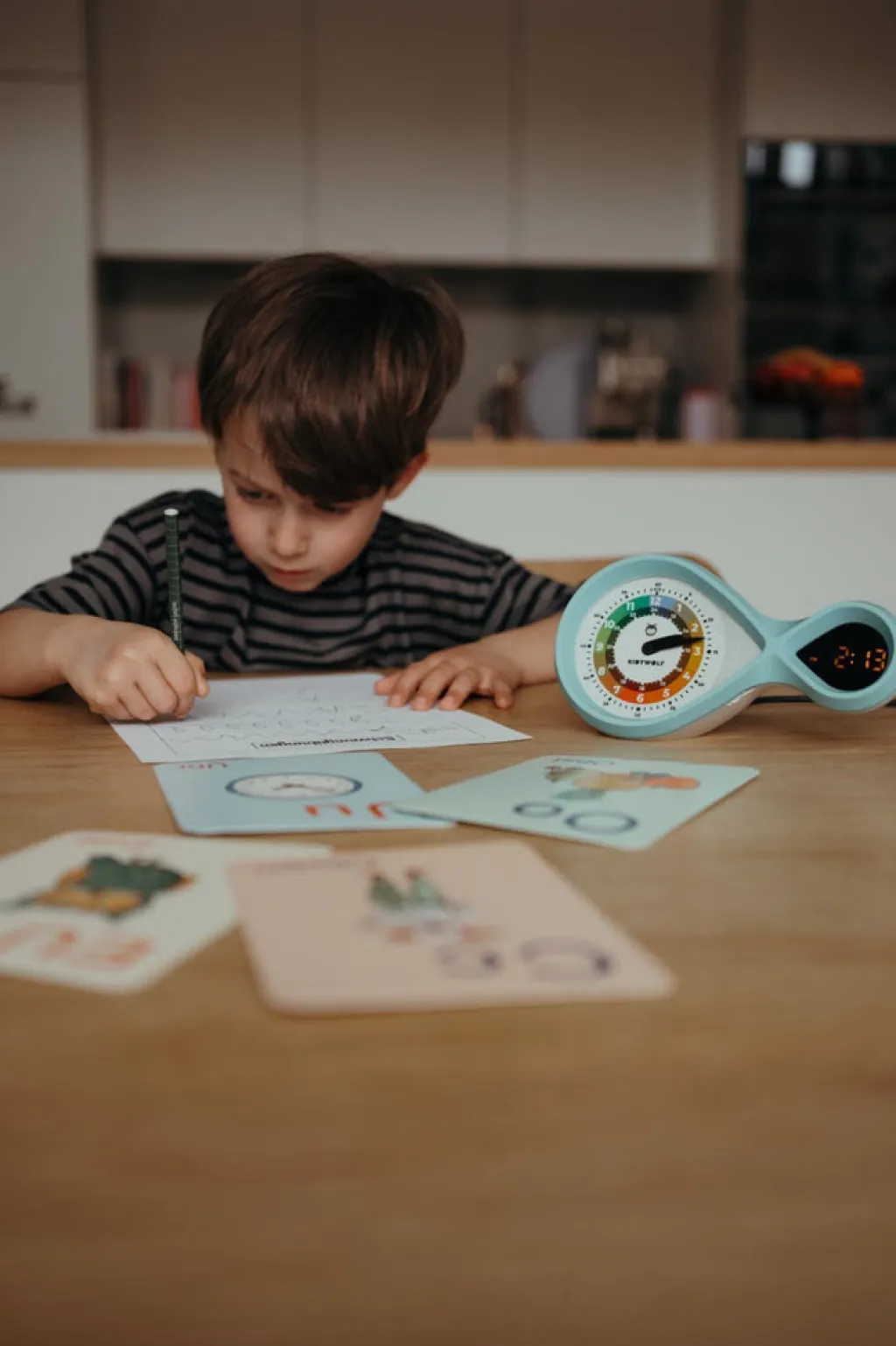 Kidywolf Kidyalarm - Educatieve Wekker - Groen - Outlet