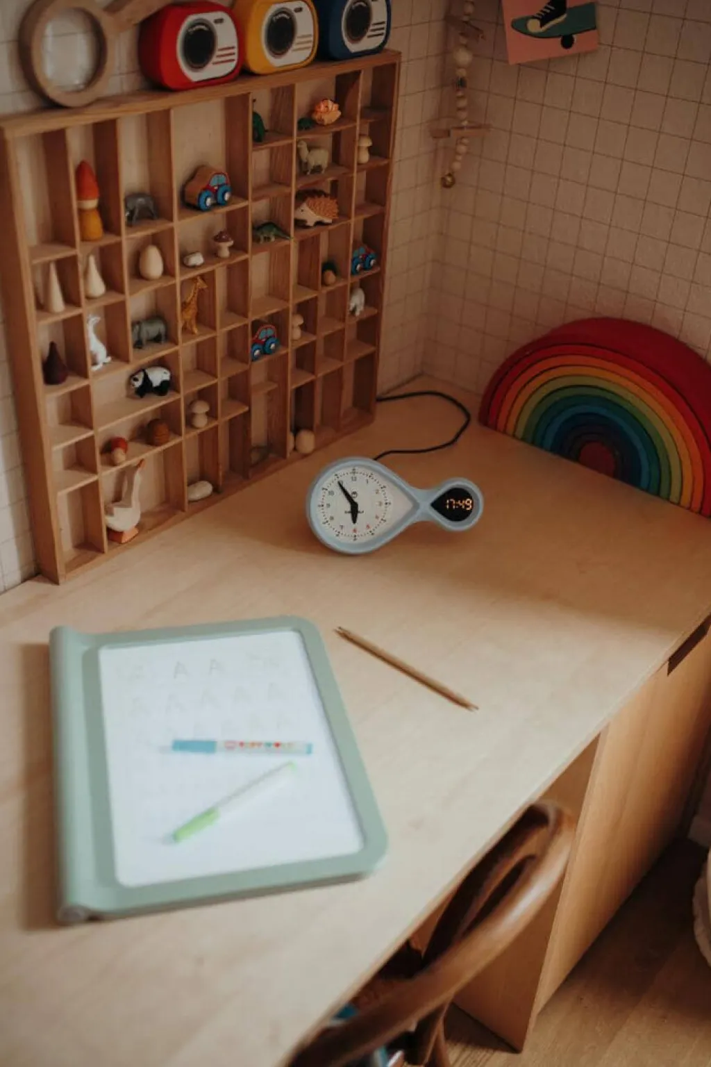 Kidywolf Kidyalarm - Educatieve Wekker - Groen - Outlet