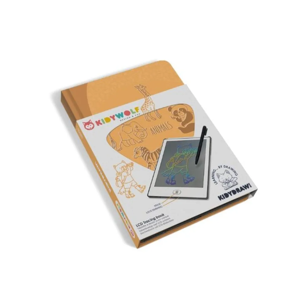 Kidywolf Kidydraw Mini tekentablet - Animals - New