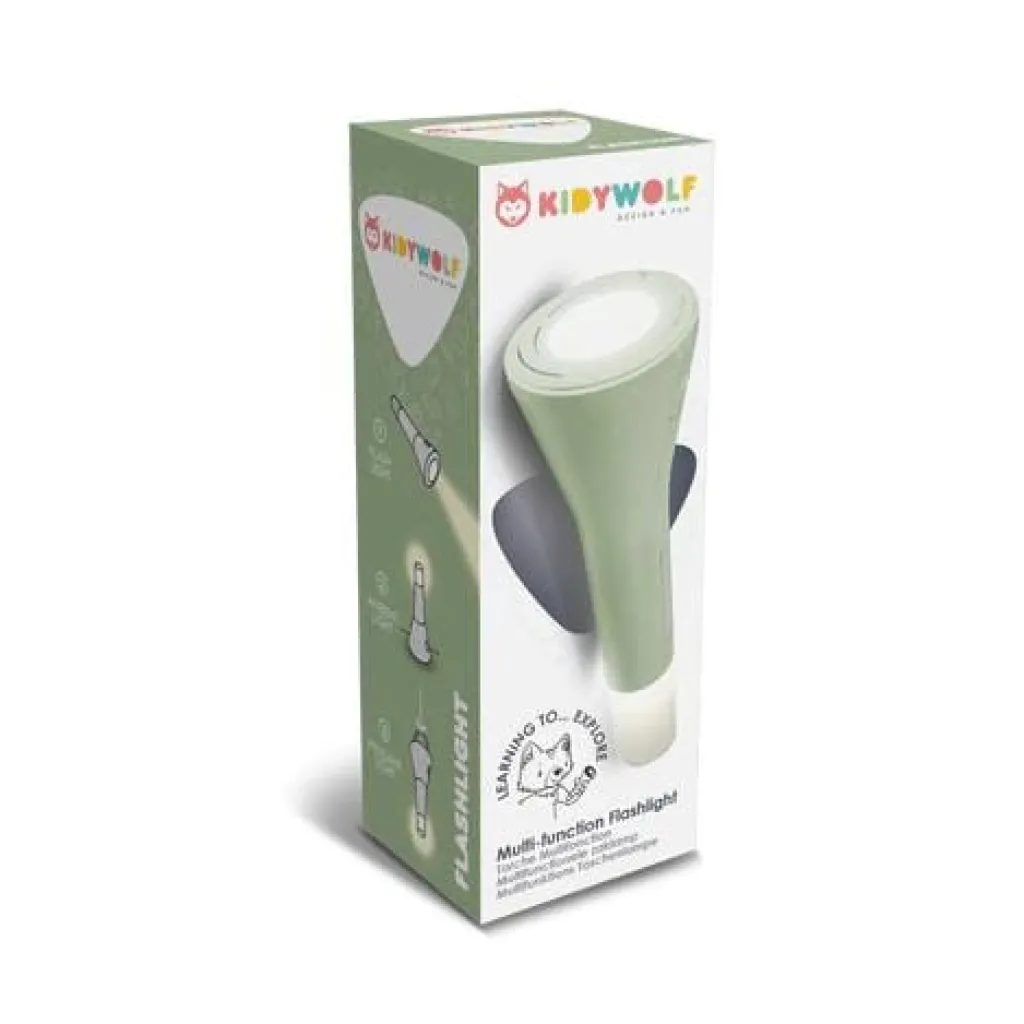 Kidywolf Kidyflashlight - multifunctionele zaklamp - groen - Outlet