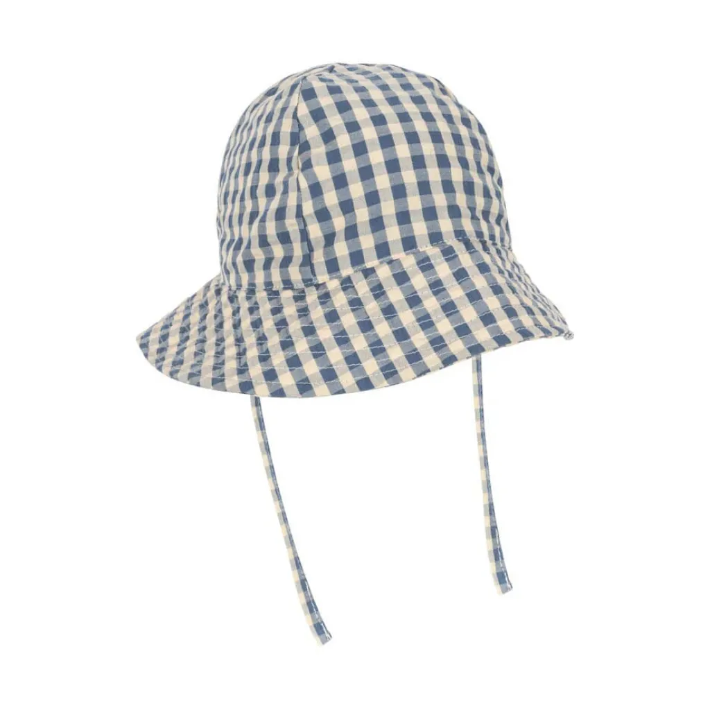 Konges Slojd Kim zonnehoedje - Captains Blue Check - New