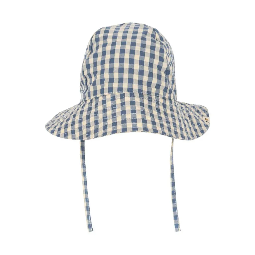 Konges Slojd Kim zonnehoedje - Captains Blue Check - New