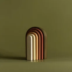 Min Min Copenhagen Kleine regenboog hout - Earthy - Outlet