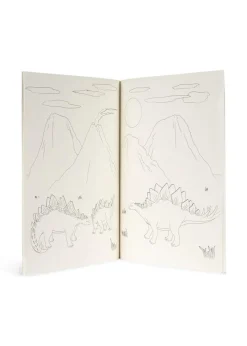 Konges Slojd Kleurboek met kleurpotloden - Dino - Outlet