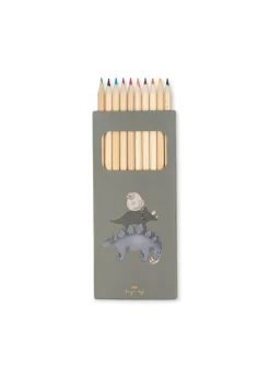 Konges Slojd Kleurboek met kleurpotloden - Dino - Outlet