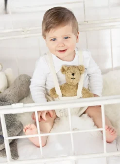 Senger Naturwelt Knuffel baby beer - Beige - Sale