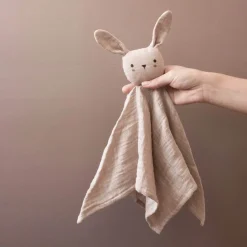 Main Sauvage Knuffeldoekje bunny - Sand - Best