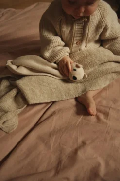 Hvid Knuffeldoekje Teddy Tokki - Cream - Hot