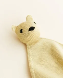 Hvid Knuffeldoekje Teddy Tokki - Light Yellow - Clearance