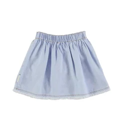 Piupiuchick Kort rokje - lichtblauwe denim - Discount