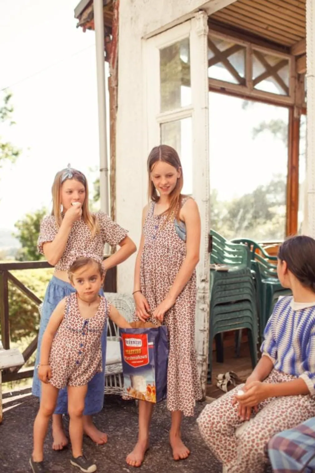 Piupiuchick Korte jumpsuit - ecru met luipaardprint - Best