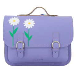 Own Stuff Lederen boekentas met gespen - Marguerite Lila - Clearance