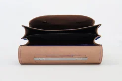 Own Stuff Lederen boekentas met gespen - Cobalt - Online