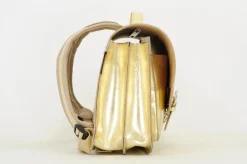 Own Stuff Lederen boekentas met gespen - Gold - New