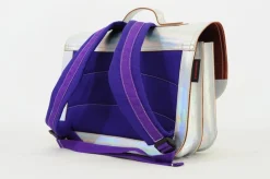 Own Stuff Lederen boekentas met magneetsluiting - Silver - Online