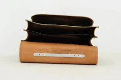 Own Stuff Lederen boekentas met magneetsluiting - Marguerite Pastel Green - Sale