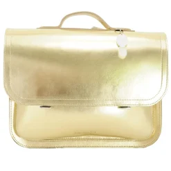 Own Stuff Lederen boekentas met magneetsluiting - Gold - Outlet