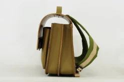 Own Stuff Lederen boekentas met magneetsluiting - Moss - Discount