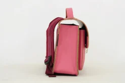 Own Stuff Lederen kleutertas - Antique Pink - Sale