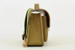 Own Stuff Lederen kleutertas - Car Moss - Best