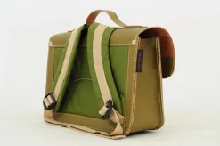 Own Stuff Lederen kleutertas - Car Moss - Best