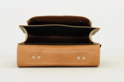 Own Stuff Lederen kleutertas - Car Moss - Best