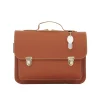 Own Stuff Lederen kleutertas - Chestnut - Hot