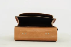 Own Stuff Lederen kleutertas - Chestnut - Hot