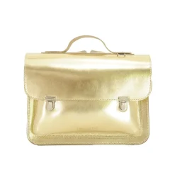 Own Stuff Lederen kleutertas - Gold - Discount
