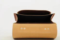 Own Stuff Lederen kleutertas - Rabbit Chestnut - Best