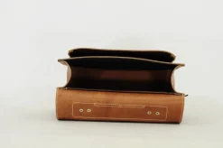Own Stuff Lederen kleutertas - Teddy Chestnut - Sale