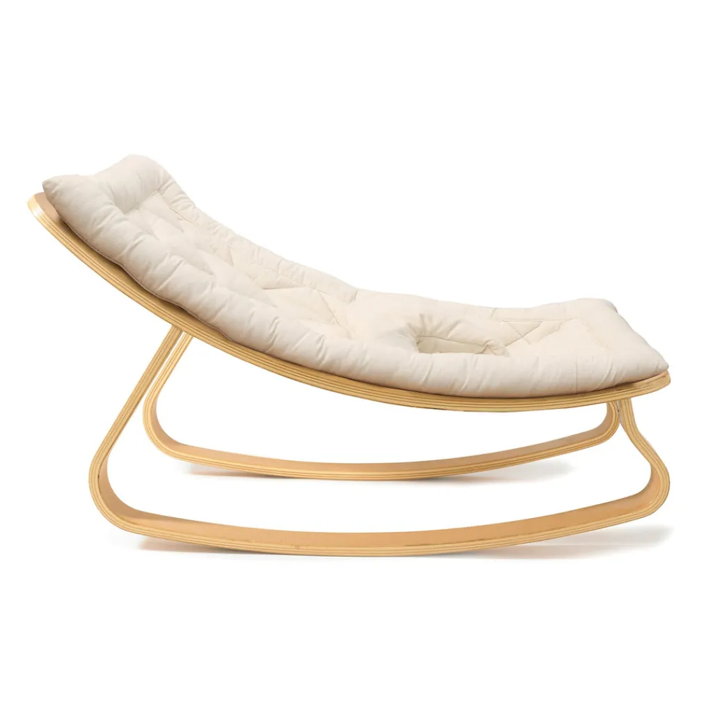 Charlie Crane Levo Rocker - Beech / Organic milk - Discount