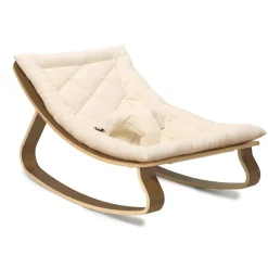 Charlie Crane Levo Rocker - Walnut / Organic milk - Best