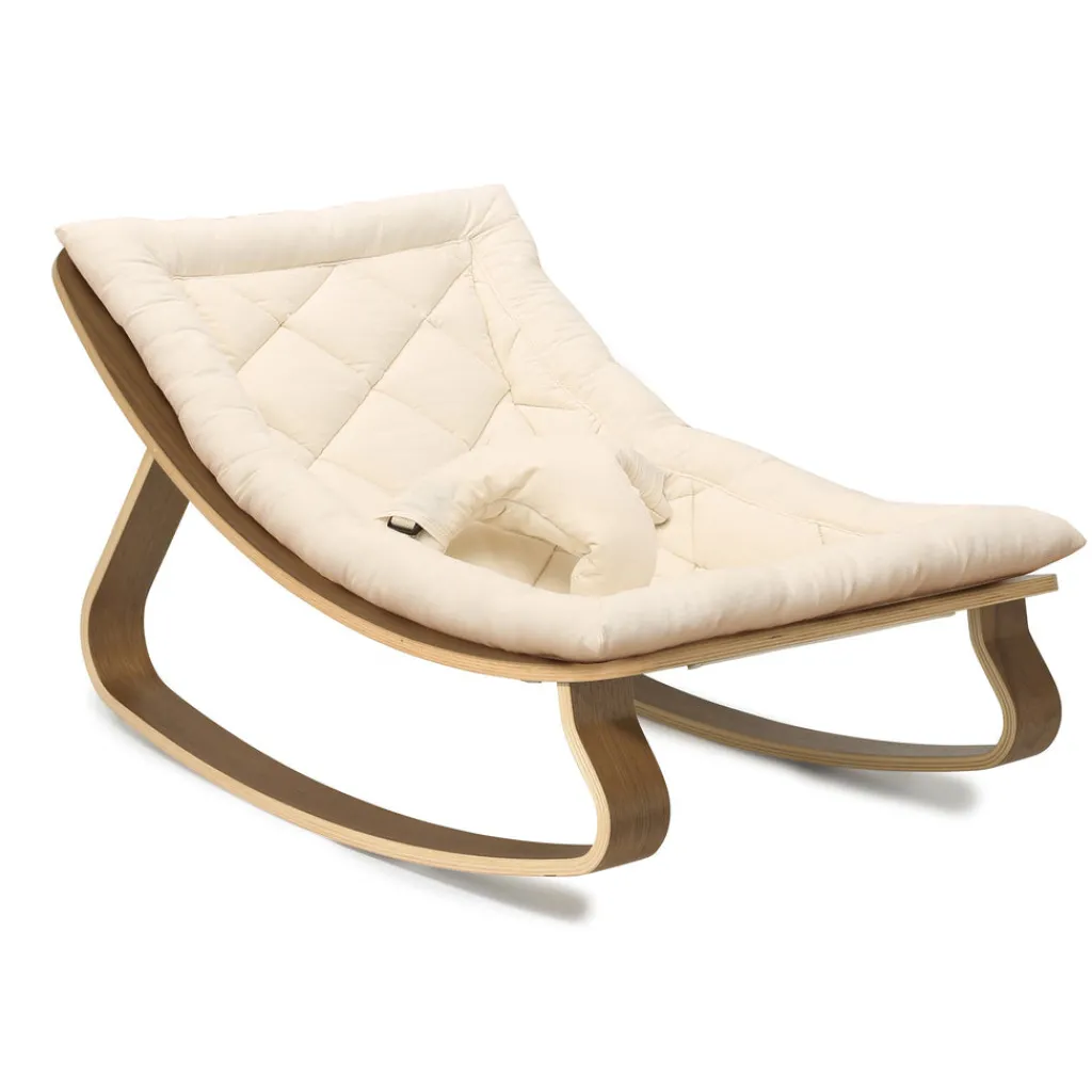 Charlie Crane Levo Rocker - Walnut / Organic milk - Best