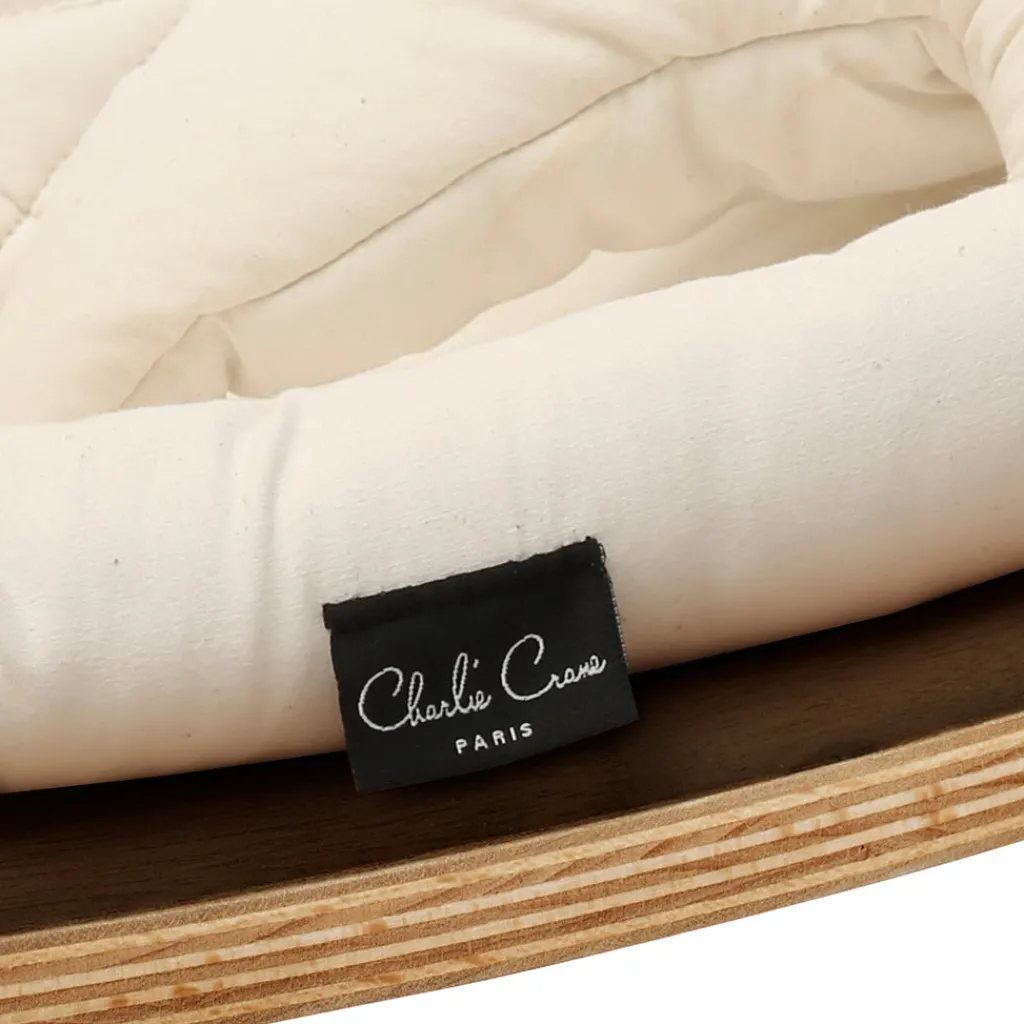 Charlie Crane Levo Rocker - Walnut / Organic milk - Best