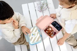 Lässig Lunchbox stainless steel - Sunny Explorer - groen/blauw - Online