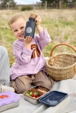 Lässig Lunchbox stainless steel - Little Gang - Smile Navy - New