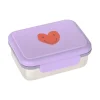 Lässig Lunchbox stainless steel - Little Gang - Heart Lilac - Outlet