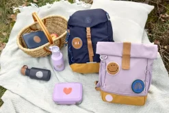 Lässig Lunchbox stainless steel - Little Gang - Heart Lilac - Outlet