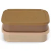 Konges Slojd Lunchboxen siliconen set van 2 - Rose -