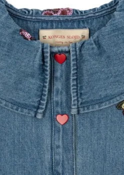 Konges Slojd Magot denim shirt - Sequin vitamins -