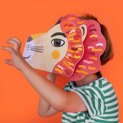 Londji Masker met stickers Be Wild! - Leeuw - Discount