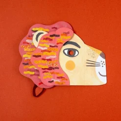 Londji Masker met stickers Be Wild! - Leeuw - Discount