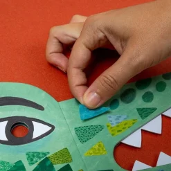 Londji Masker met stickers Be Wild! - Krokodil - Sale