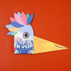 Londji Masker met stickers Be Wild! - Vogel - Clearance