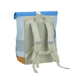 Lässig Medium Rolltop rugzak - Sunny Explorer - Groen & Blauw -